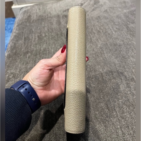 Celine Large Flap Continental Long Double Snap Trifold Wallet Grained Calfskin - Picture 11 of 13